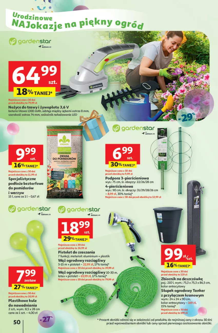 Gazetka promocyjna Auchan - Te URODZINY są NAJ Hipermarket - ważna 15.05 do 21.05.2025 - strona 54 - produkty: Bateria, Noż, Nożyce, Pistolet, Por, Słupek