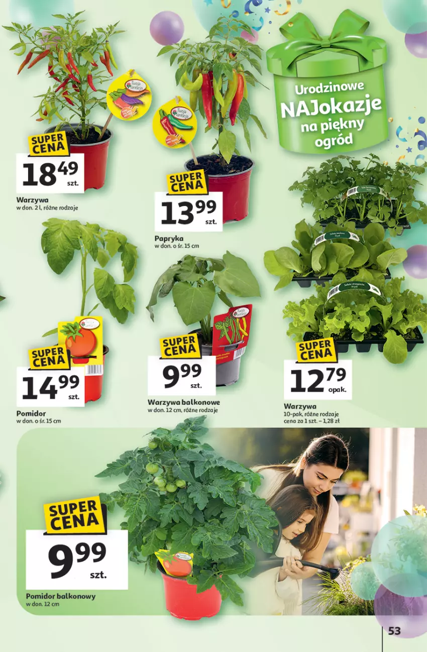 Gazetka promocyjna Auchan - Te URODZINY są NAJ Hipermarket - ważna 15.05 do 21.05.2025 - strona 57 - produkty: Warzywa