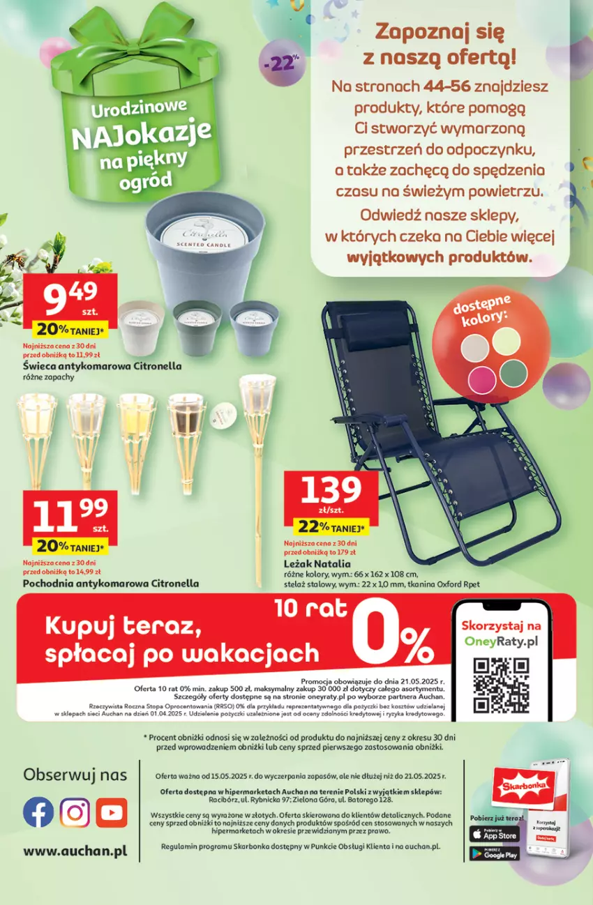 Gazetka promocyjna Auchan - Te URODZINY są NAJ Hipermarket - ważna 15.05 do 21.05.2025 - strona 61 - produkty: Gra, Kosz, Top