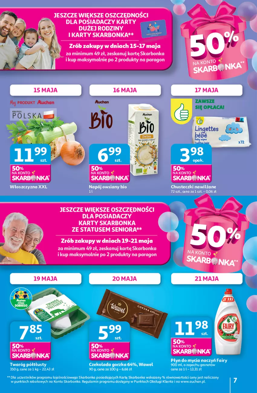 Gazetka promocyjna Auchan - Te URODZINY są NAJ Hipermarket - ważna 15.05 do 21.05.2025 - strona 7