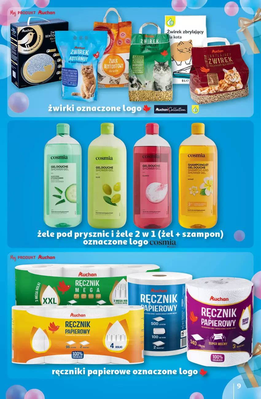 Gazetka promocyjna Auchan - Te URODZINY są NAJ Hipermarket - ważna 15.05 do 21.05.2025 - strona 9 - produkty: Papier, Ręcznik