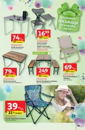 Gazetka promocyjna Auchan - Te URODZINY są NAJ Hipermarket - Gazetka - ważna od 21.05 do 21.05.2025 - strona 59 - produkty: Stołek, Stolik, Krzesło