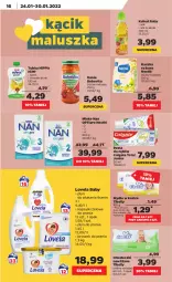 Gazetka promocyjna Netto - Gazetka spożywcza - Gazetka - ważna od 30.01 do 30.01.2022 - strona 16 - produkty: Płyn do prania, HiPP, Colgate Total, Sok, Ryż, Por, Bell, Lovela, Proszek do prania, BoboVita, Pasta do zębów, NAN Optipro, Płyn do płukania, Sport, Chusteczki, Kubuś, Mydło, Colgate, Woda, Nestlé, Mleko, LG