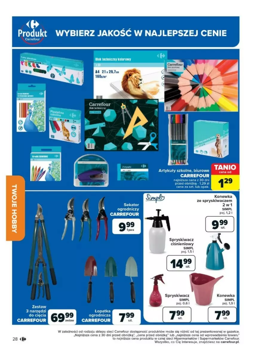 Gazetka promocyjna Carrefour - ważna 17.09 do 28.09.2024 - strona 21 - produkty: Konewka, LG