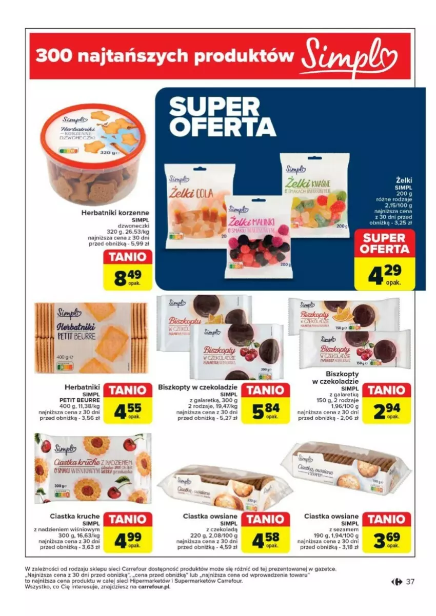 Gazetka promocyjna Carrefour - ważna 17.09 do 28.09.2024 - strona 31 - produkty: Biszkopty, Ciastka, Ciastka owsiane, Gala, Herbatniki, Sezam