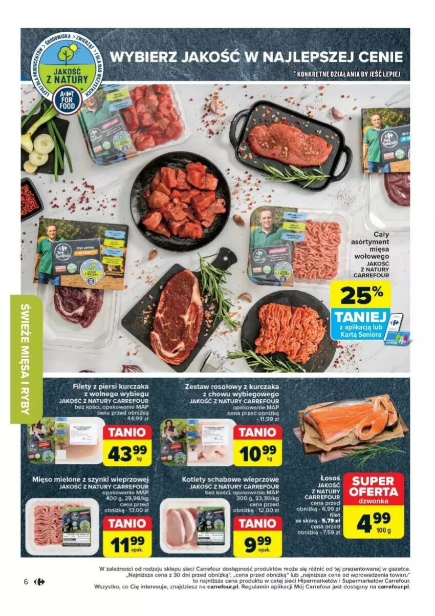 Gazetka promocyjna Carrefour - ważna 17.09 do 28.09.2024 - strona 39 - produkty: Kurczak, LG, Mięso, Mięso mielone, Mięso mielone z szynki