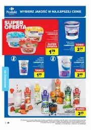 Gazetka promocyjna Carrefour - Gazetka - ważna od 28.09 do 28.09.2024 - strona 12 - produkty: Ser, Jogurt, Serek homogenizowany, Serek, Jogurt pitny