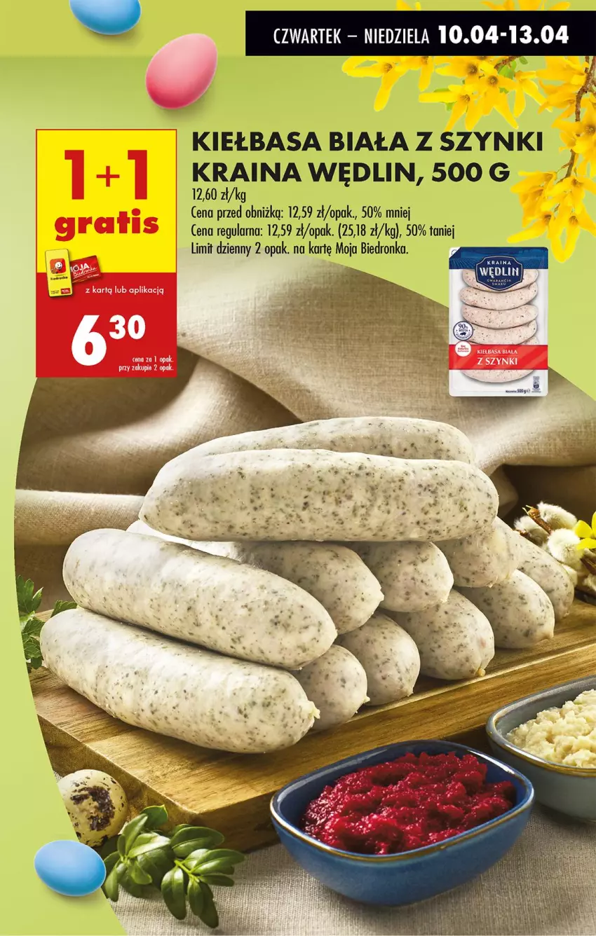 Gazetka promocyjna Biedronka - Od Czwartku - ważna 10.04 do 16.04.2025 - strona 7 - produkty: Kiełbasa, Kiełbasa biała