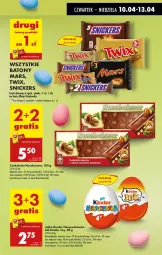 Gazetka promocyjna Biedronka - Od Czwartku - Gazetka - ważna od 16.04 do 16.04.2025 - strona 11 - produkty: Ser, Twix, Snickers, Czekolada mleczna, Czekolada, Mars, Baton, Kinder, LG