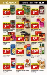 Gazetka promocyjna Biedronka - Od Czwartku - Gazetka - ważna od 16.04 do 16.04.2025 - strona 43 - produkty: Lubella, Buraczki, Ketchup, Makaron, Sos, Ser, Mus, Zupa, Bell, Czosnek, Tarta, Spaghetti, Bazyl, Monini, Bella, Pudliszki, Bazylia, Gofry, Pomidory