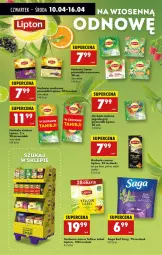 Gazetka promocyjna Biedronka - Od Czwartku - Gazetka - ważna od 16.04 do 16.04.2025 - strona 54 - produkty: Earl Grey, Saga, Herbata czarna, Lipton, Herbata, Fa