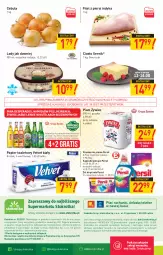 Gazetka promocyjna Stokrotka - Supermarket - Gazetka - ważna od 18.08 do 18.08.2021 - strona 20 - produkty: Piwa, Piwo, Cebula, Ser, Por, Gra, Telefon, Papier, Proszek do prania, Persil, O nas, Filet z piersi indyka, Papier toaletowy, Velvet, Lody, Ciasto sernik, Wagi