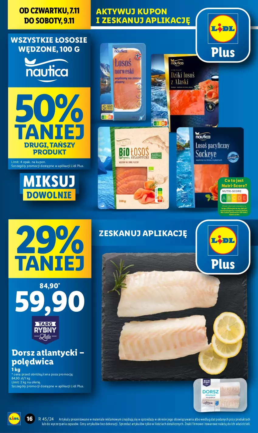 Gazetka promocyjna Lidl - GAZETKA - ważna 07.11 do 09.11.2024 - strona 16 - produkty: Dorsz, Polędwica, Sos, Wazon