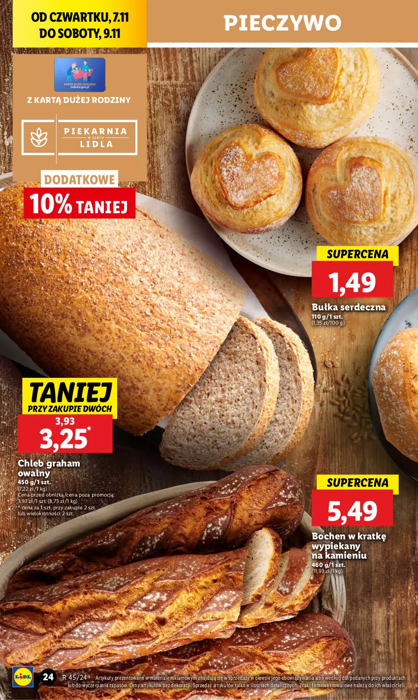 Gazetka promocyjna Lidl - GAZETKA - ważna 07.11 do 09.11.2024 - strona 26 - produkty: Bułka, Chleb, Gra, Piec, Pieczywo, Ser