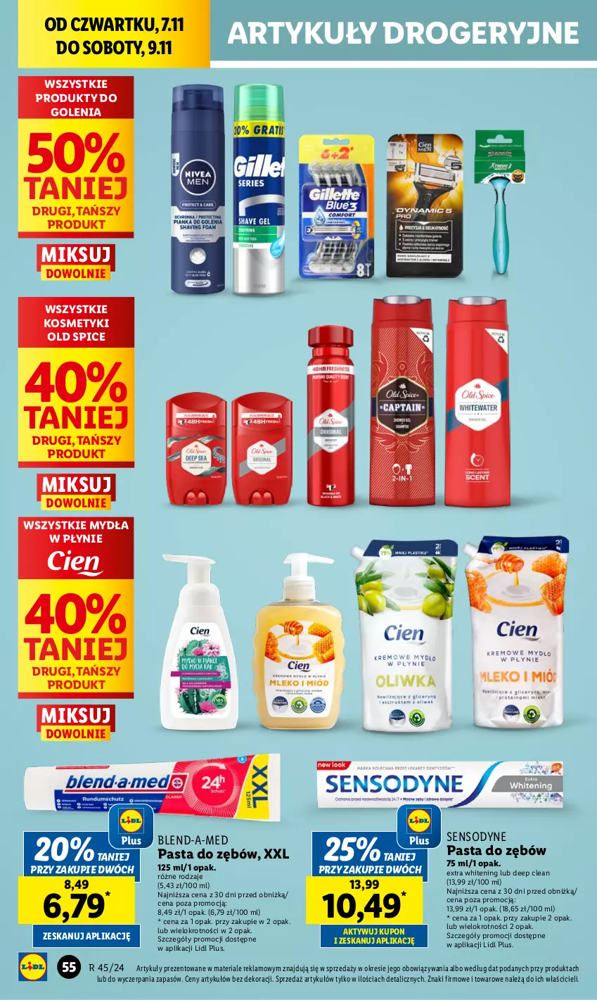 Gazetka promocyjna Lidl - GAZETKA - ważna 07.11 do 09.11.2024 - strona 58 - produkty: Blend-a-Med, Old Spice, Pasta do zębów, Sensodyne