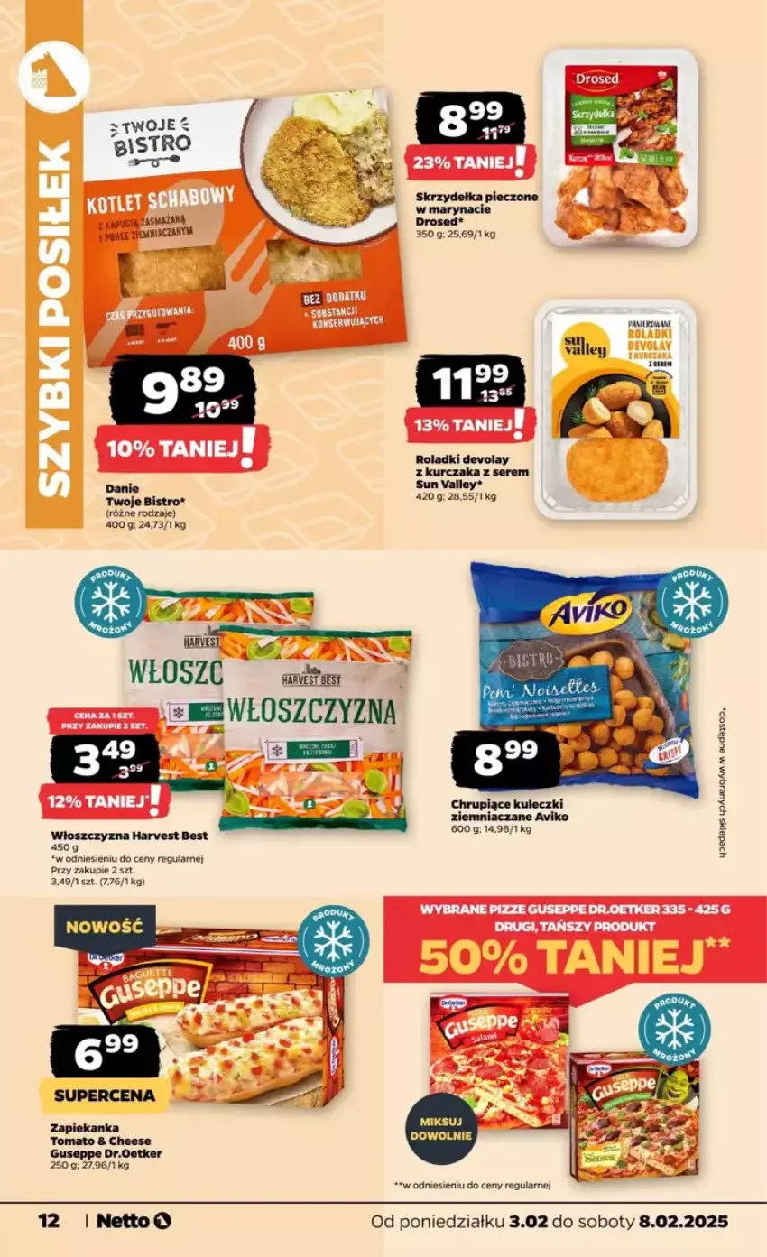 Gazetka promocyjna Netto - ważna 03.02 do 09.02.2025 - strona 3 - produkty: Kurczak, Ser, Zapiekanka