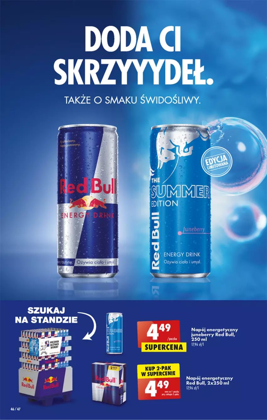 Gazetka promocyjna Biedronka - Gazetka - Biedronka.pl - ważna 11.05 do 17.05.2023 - strona 46 - produkty: Napój, Napój energetyczny, Red Bull