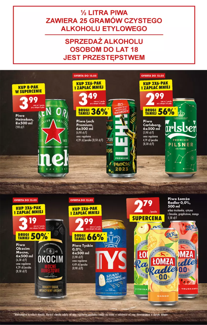 Gazetka promocyjna Biedronka - Gazetka - Biedronka.pl - ważna 11.05 do 17.05.2023 - strona 49 - produkty: Arbuz, Carlsberg, Gra, Limonka, Mango, Piwa, Piwo, Pur