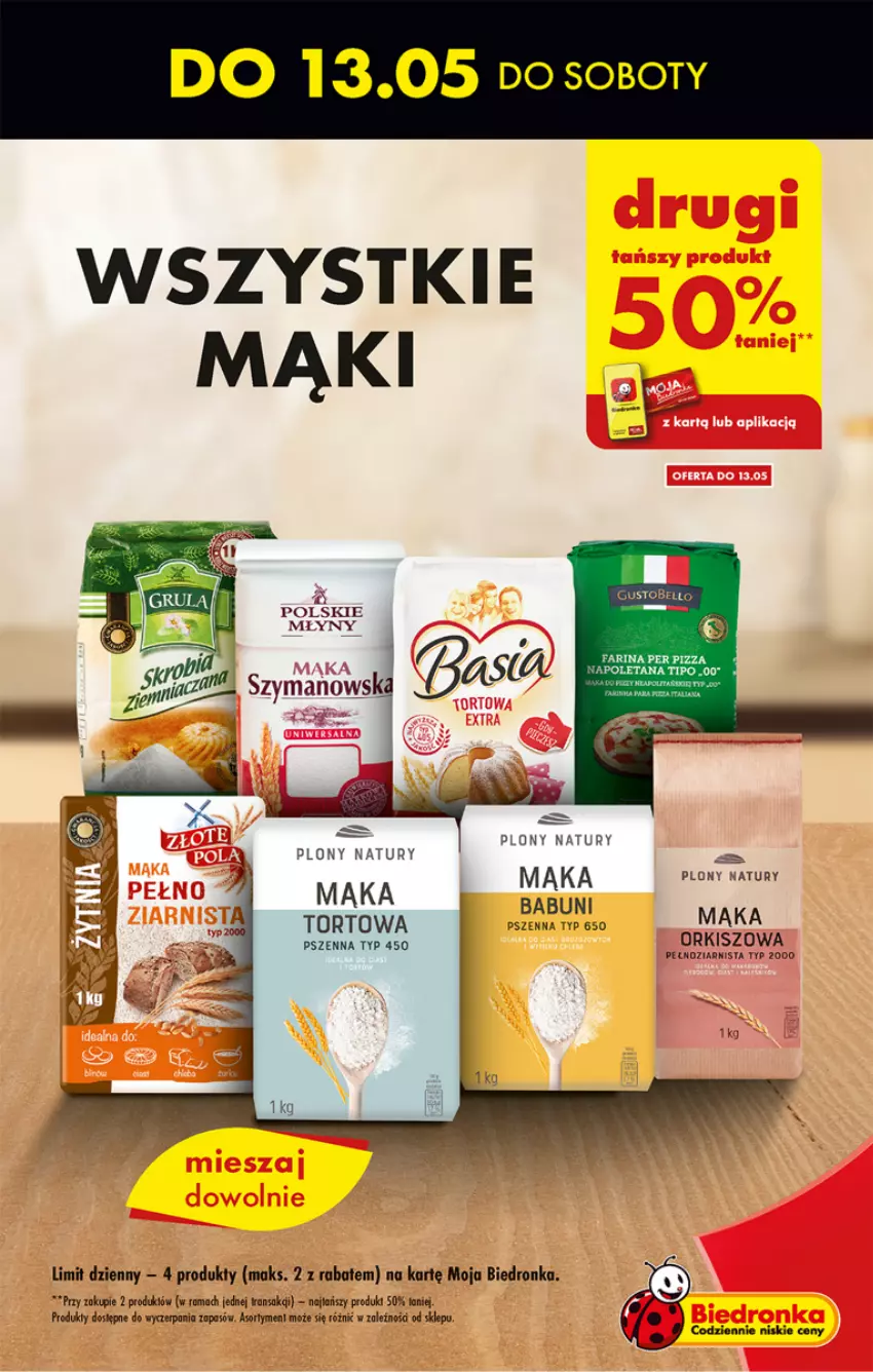 Gazetka promocyjna Biedronka - Gazetka - Biedronka.pl - ważna 11.05 do 17.05.2023 - strona 7 - produkty: Babuni, Fa, Kask, Mąka, Mąka pszenna, Pizza, Rama, Tran