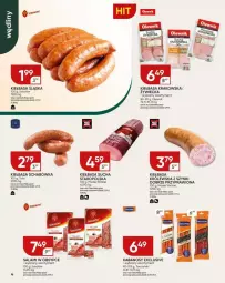 Gazetka promocyjna Chata Polska - Gazetka - ważna od 24.04 do 24.04.2024 - strona 19 - produkty: Sok, Salami, Sokołów, Kiełbasa krakowska, Madej Wróbel, Kabanos, Kiełbasa, Olewnik