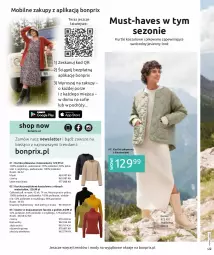 Gazetka promocyjna Bonprix - Jesienny look - Gazetka - ważna od 16.03 do 16.03.2023 - strona 2 - produkty: Sweter, Por, Mus, Kurtka, Chia, Kosz, Kozaki, Tera, Mobil, Fa