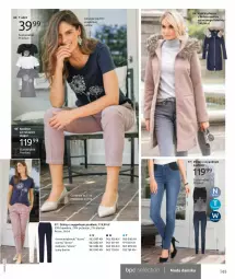 Gazetka promocyjna Bonprix - Jesienny look - Gazetka - ważna od 16.03 do 16.03.2023 - strona 67 - produkty: Spodnie sztruksowe, T-shirt, Dżinsy, Wełna, Płaszcz, Kolczyki, Spodnie