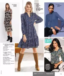 Gazetka promocyjna Bonprix - Jesienny look - Gazetka - ważna od 16.03 do 16.03.2023 - strona 75 - produkty: Sweter, Gra, Granat, Sukienka, Fa
