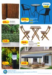 Gazetka promocyjna Castorama - Gazetka Castorama - Gazetka - ważna od 31.03 do 31.03.2021 - strona 23 - produkty: Sos, Por, Gin, Stolik, Stół, Markiza, Krzesło, Lampa, Olej