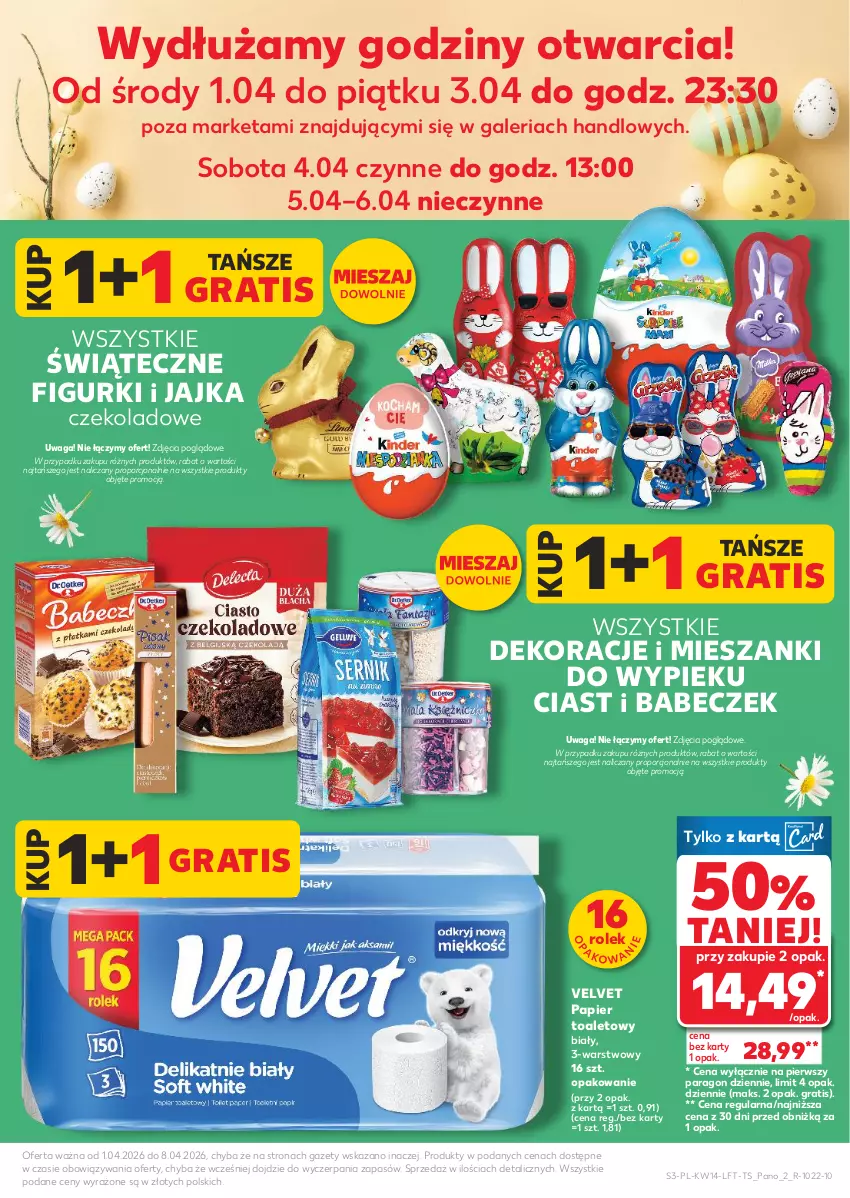 Gazetka promocyjna Kaufland - Gazetka tygodnia - ważna 01.04 do 08.04.2026 - strona 3 - produkty: Gra, Papier, Papier toaletowy, Por, Velvet, Waga