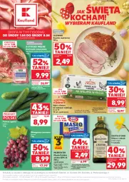 Gazetka promocyjna Kaufland - Gazetka tygodnia - Gazetka - ważna od 08.04 do 08.04.2026 - strona 1 - produkty: Sok, Koc, Gin, Jaja, Karkówka wieprzowa, Szal, Kosz, Mlekovita, Szynka, Winogrona, Oliwa z oliwek, Wino, Masło, Olewnik, Mleko, Oliwa