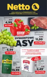 Gazetka promocyjna Netto - Artykuły spożywcze - Gazetka - ważna od 17.09 do 17.09.2022 - strona 1 - produkty: Piwa, Piwo, Gra, Papryka czerwona, Papryka, Kawa mielona, Kawa, Jacobs Krönung, Jacobs, Wino