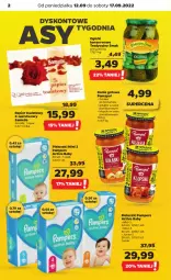 Gazetka promocyjna Netto - Artykuły spożywcze - Gazetka - ważna od 17.09 do 17.09.2022 - strona 2 - produkty: Sos, Ser, Pampers, Papier, Ogórki konserwowe, Papier toaletowy, Rolki, Klopsiki, Danie gotowe, Fa