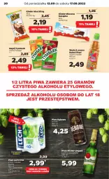 Gazetka promocyjna Netto - Artykuły spożywcze - Gazetka - ważna od 17.09 do 17.09.2022 - strona 20 - produkty: Piwa, Piwo, Gra, Pilsner Urquell, Tymbark, Owoce, Kubuś, Mleczna kanapka, Woda, Napój, Kinder