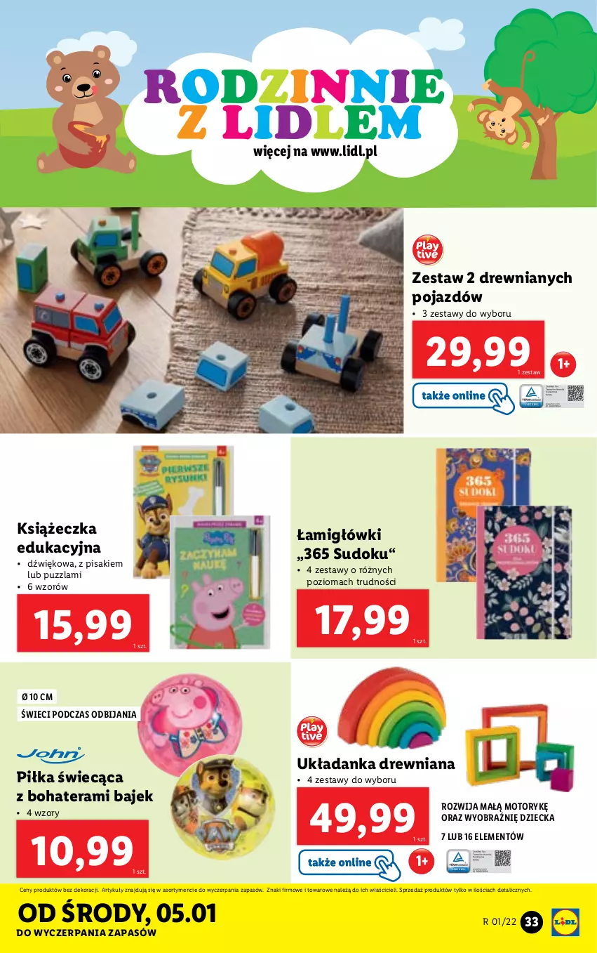 Gazetka promocyjna Lidl - GAZETKA - ważna 03.01 do 09.01.2022 - strona 33 - produkty: Pojazd, Tera, Układanka