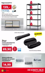 Gazetka promocyjna Lidl - GAZETKA - Gazetka - ważna od 09.01 do 09.01.2022 - strona 42 - produkty: Tarka, Regał, Haczyk, Latarka, Powerbank, Podkład, Akumulator