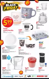 Gazetka promocyjna E Leclerc - Gazetka - ważna od 26.11 do 26.11.2022 - strona 24 - produkty: Pojemnik szklany, Dzbanek filtrujący, Top, Ser, Dzbanek, Zaparzacz, Ambition, Salaterka, Pojemnik, Talerz, Filiżanka, Kubek termiczny, Kubek, Deser, Miska