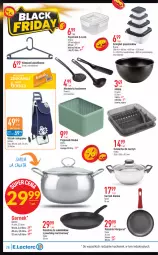 Gazetka promocyjna E Leclerc - Gazetka - ważna od 26.11 do 26.11.2022 - strona 26 - produkty: Ser, Garnek, Wieszak, Pojemnik, Suszarka do naczyń, Wózek, Suszarka, Patelnia, Miska