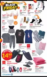 Gazetka promocyjna E Leclerc - Gazetka - ważna od 26.11 do 26.11.2022 - strona 30 - produkty: Top, Ser, Kapcie, Koszula nocna, Biustonosz, Karp, Kosz, Rajstopy, Skarpetki, Koszula, Wełna, Slipy, Dzieci, Figi, Bokserki, Piżama