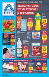 Gazetka promocyjna Aldi - Pełna oferta - Gazetka - ważna od 21.02 do 21.02.2026 - strona 1 - produkty: Kurczak, Mięso mielone z szynki, Mięso mielone, Krakus, Kujawski, Sok, Ser, Mus, Gra, Papier, Kawa ziarnista, Jaja, Mięsne specjały, Kurtka, Dallmayr, Kawa, Mlekovita, Szynka konserwowa, Szynka, Ręcznik, Muszynianka, Olej rzepakowy, Woda mineralna, Woda, Masło, Olej, Pomidory, Mięso, Mleko, Fa