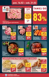 Gazetka promocyjna Aldi - Pełna oferta - Gazetka - ważna od 21.02 do 21.02.2026 - strona 6 - produkty: Kurczak, Mięso mielone z szynki, Mięso mielone, Gra, Karkówka wieprzowa, Mięsne specjały, Croissant, Golden Seafood, Chleb, Mięso