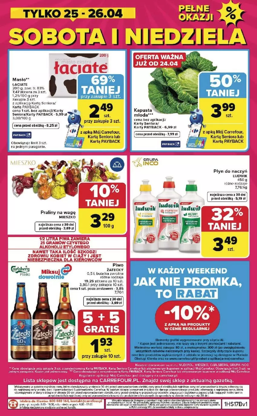 Gazetka promocyjna Carrefour - Gazetka Weekend okazji już od czwartku! - ważna 23.04 do 26.04.2026 - strona 8 - produkty: Anew, Fa, Gra, LG, Ludwik, Piwa, Piwo, Praliny