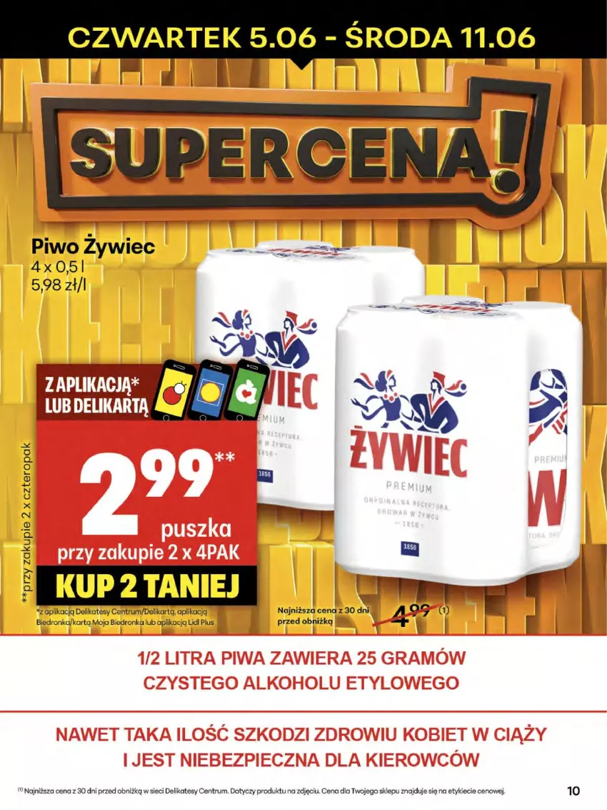 Gazetka promocyjna Delikatesy Centrum - Franczyza DC23 Czwartek - ważna 05.06 do 11.06.2025 - strona 10 - produkty: Piwo, Rum