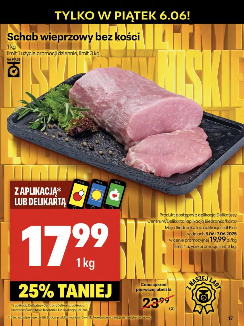 Gazetka promocyjna Delikatesy Centrum - Franczyza DC23 Czwartek - ważna 05.06 do 11.06.2025 - strona 17