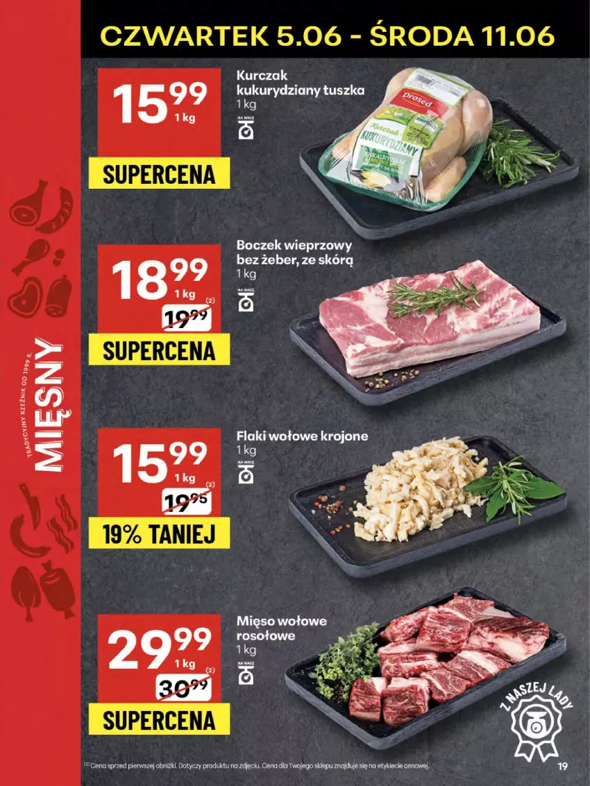Gazetka promocyjna Delikatesy Centrum - Franczyza DC23 Czwartek - ważna 05.06 do 11.06.2025 - strona 19 - produkty: Flaki, Flaki wołowe, Kurczak