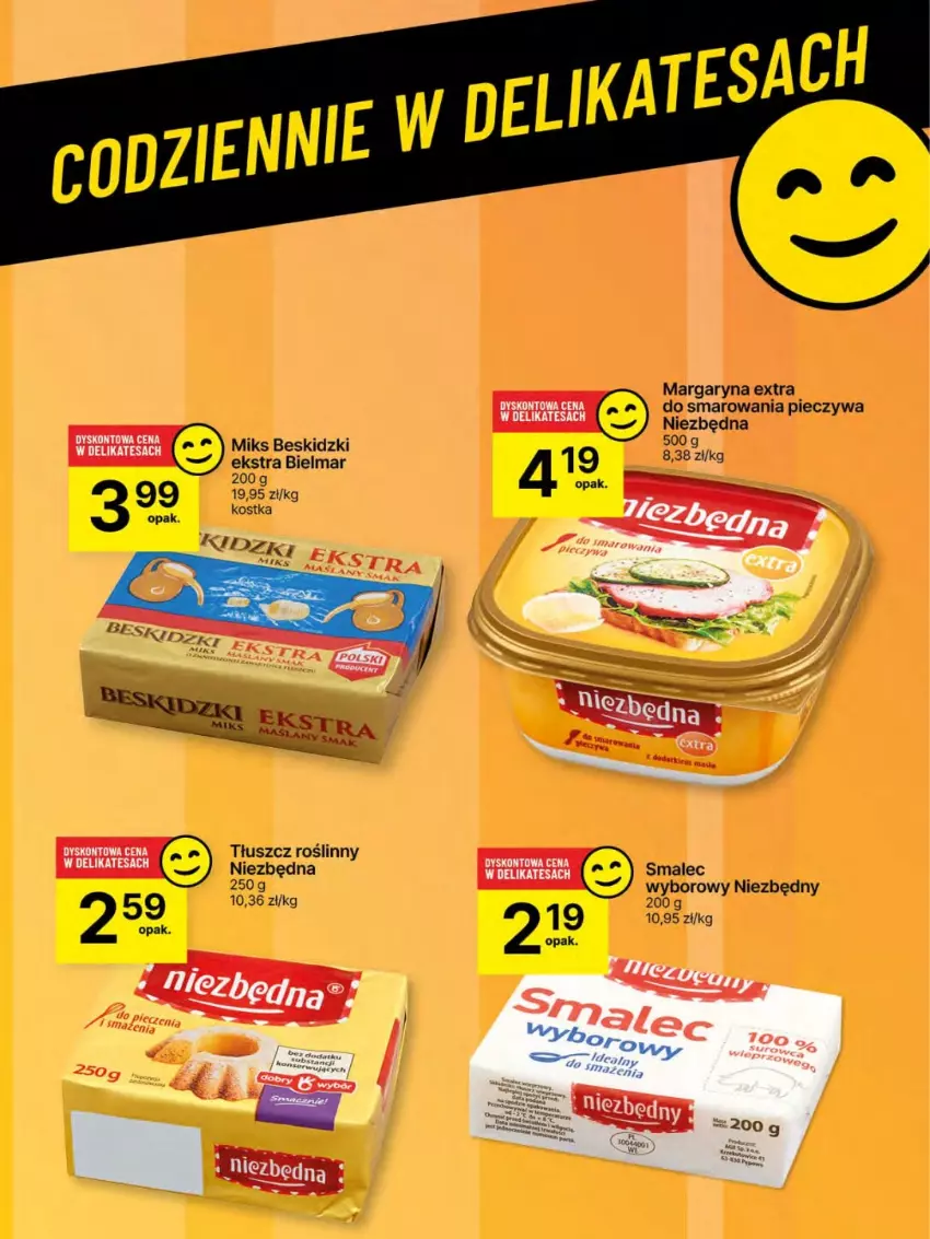 Gazetka promocyjna Delikatesy Centrum - Franczyza DC23 Czwartek - ważna 05.06 do 11.06.2025 - strona 47 - produkty: Beskidzki, Margaryna, Piec, Smalec, Tłuszcz roślinny