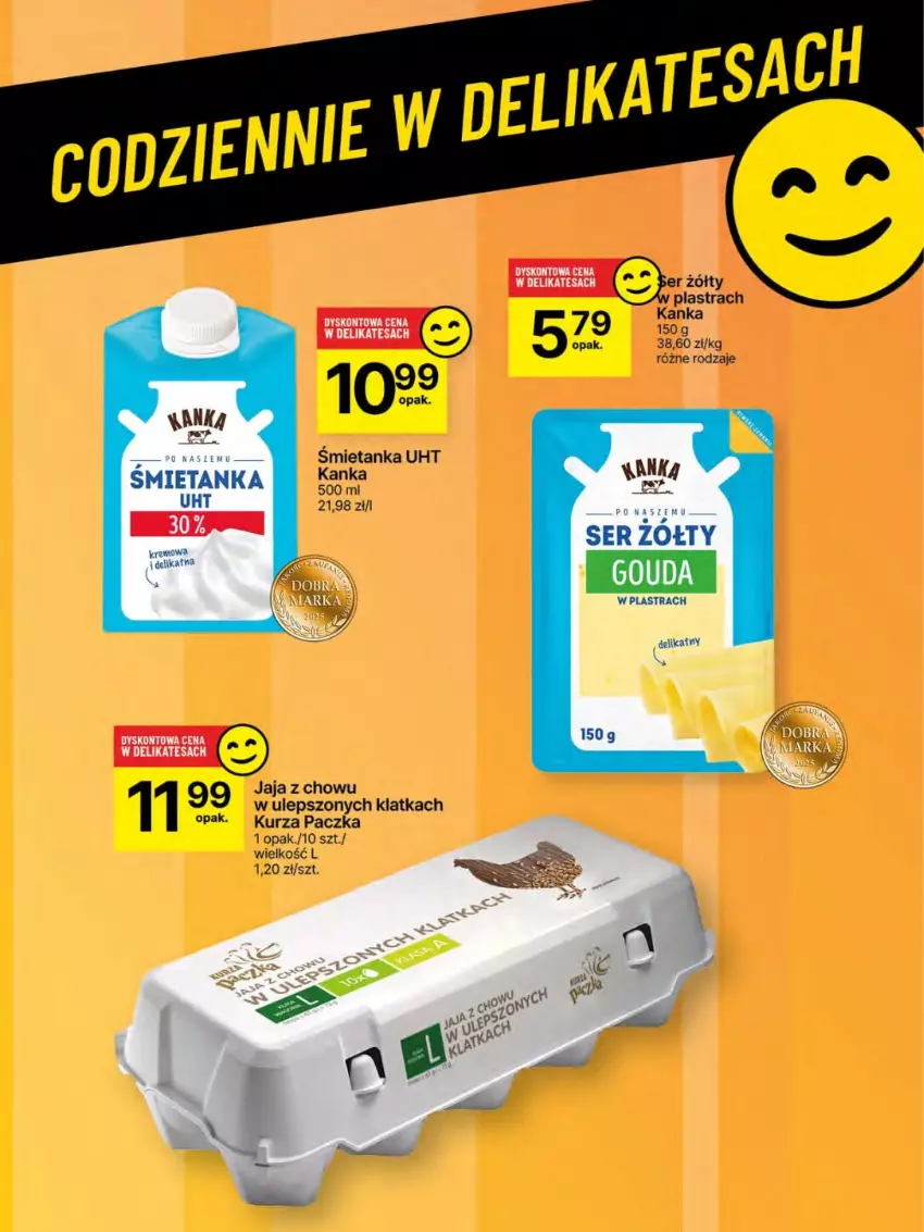 Gazetka promocyjna Delikatesy Centrum - Franczyza DC23 Czwartek - ważna 05.06 do 11.06.2025 - strona 49 - produkty: Jaja, Ser