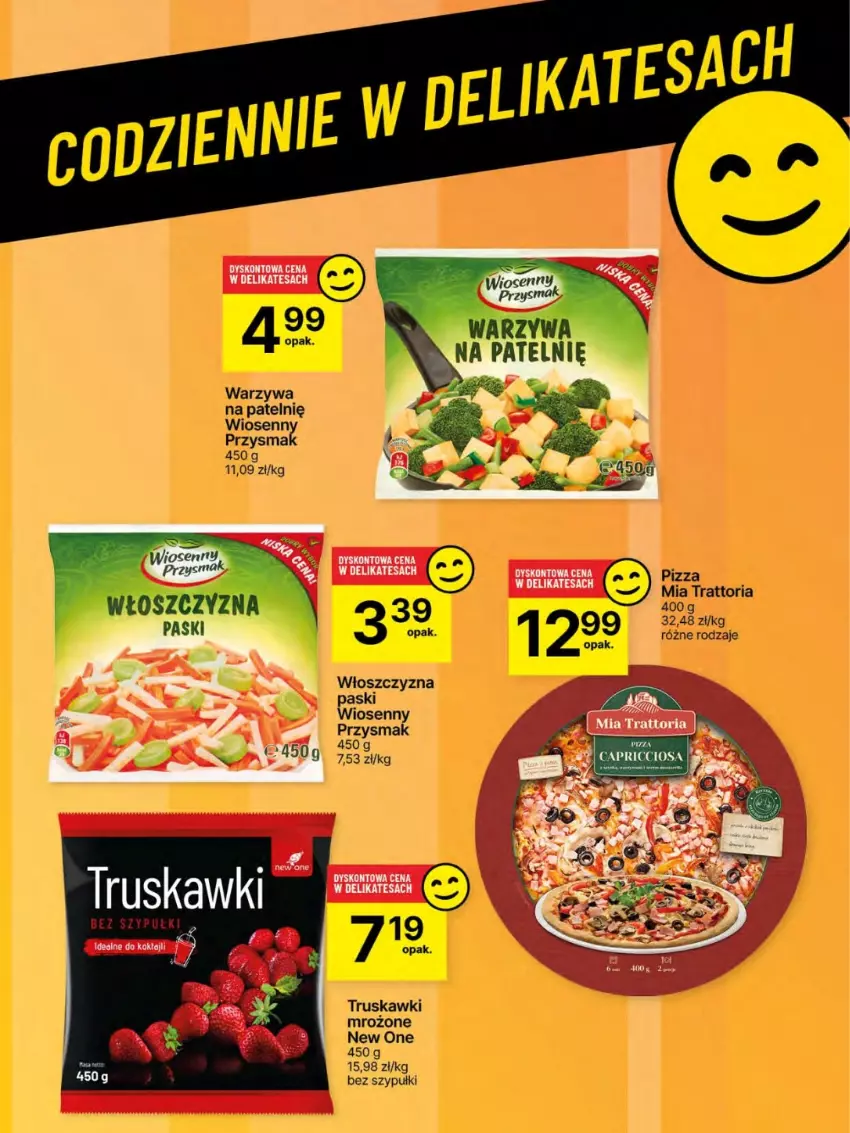Gazetka promocyjna Delikatesy Centrum - Franczyza DC23 Czwartek - ważna 05.06 do 11.06.2025 - strona 51 - produkty: Pizza, Truskawki, Warzywa