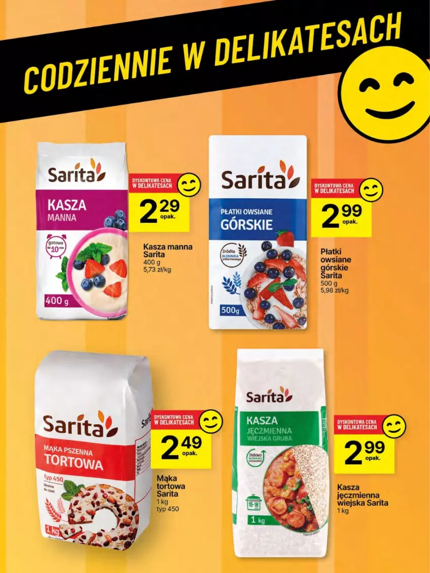 Gazetka promocyjna Delikatesy Centrum - Franczyza DC23 Czwartek - ważna 05.06 do 11.06.2025 - strona 53 - produkty: Kasza, Kasza jęczmienna, Sarita