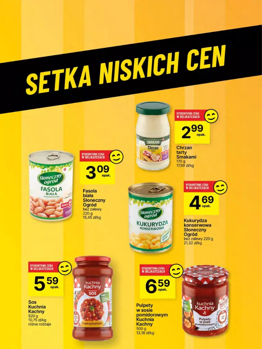 Gazetka promocyjna Delikatesy Centrum - Franczyza DC23 Czwartek - ważna 05.06 do 11.06.2025 - strona 56 - produkty: Fa, Fasola, Kuchnia, Kukurydza, Kukurydza konserwowa, Ogród, Pulpety, Ser, Sos