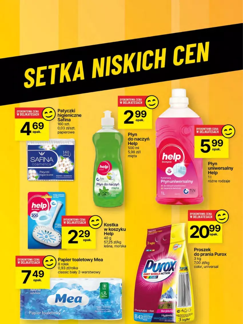 Gazetka promocyjna Delikatesy Centrum - Franczyza DC23 Czwartek - ważna 05.06 do 11.06.2025 - strona 62 - produkty: Kosz, Mięta, Papier, Pur